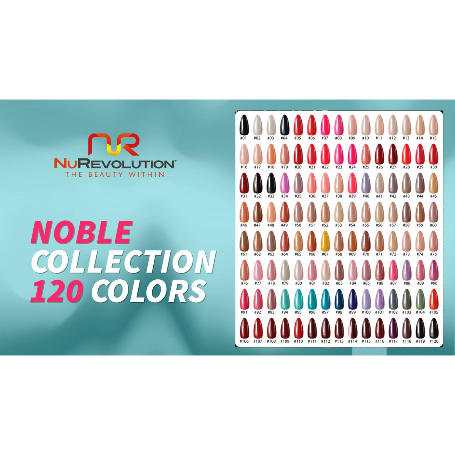 NR NOBLE Collection 120 color Gel + 1 sample colors $499 option Gel + Dip + 2 sample colors $999