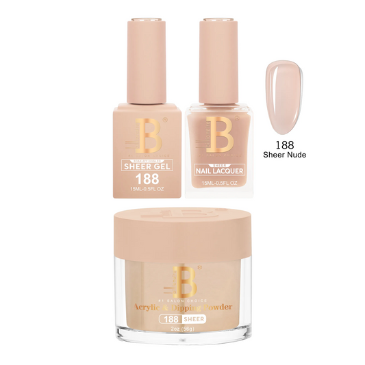 Billionaire Trio Imperial 188 Sheer Nude