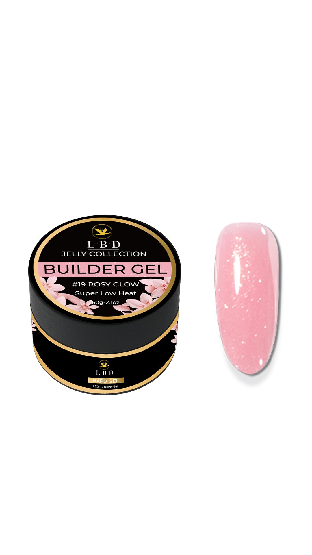 LBD Jelly Builder Gel - #19 ROSY GLOW