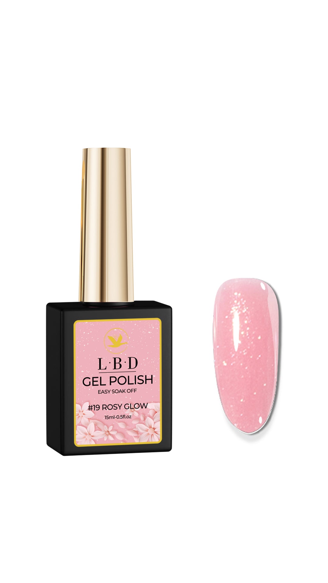 LBD Jelly Gel Polish - #19 ROSY GLOW
