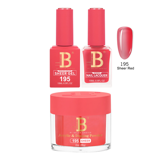 Billionaire Trio Imperial 195 Sheer Red