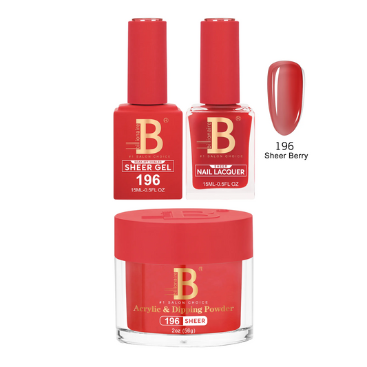 Billionaire Trio Imperial 196 Sheer Berry