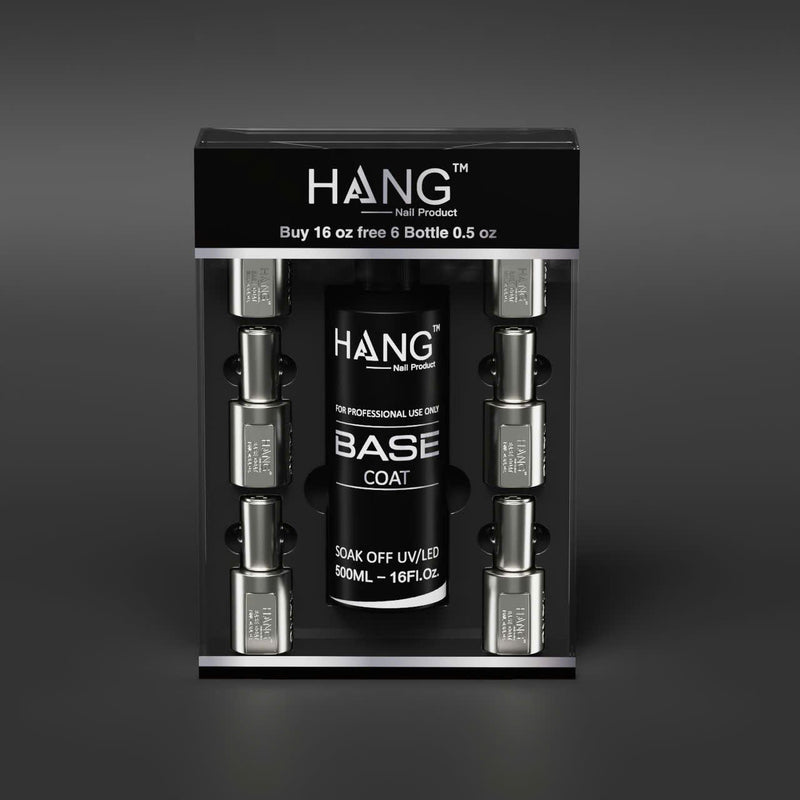 Base Coat Combo – 16oz with 6 Bottles + Extra 3 Duo Base & Top 0.5oz