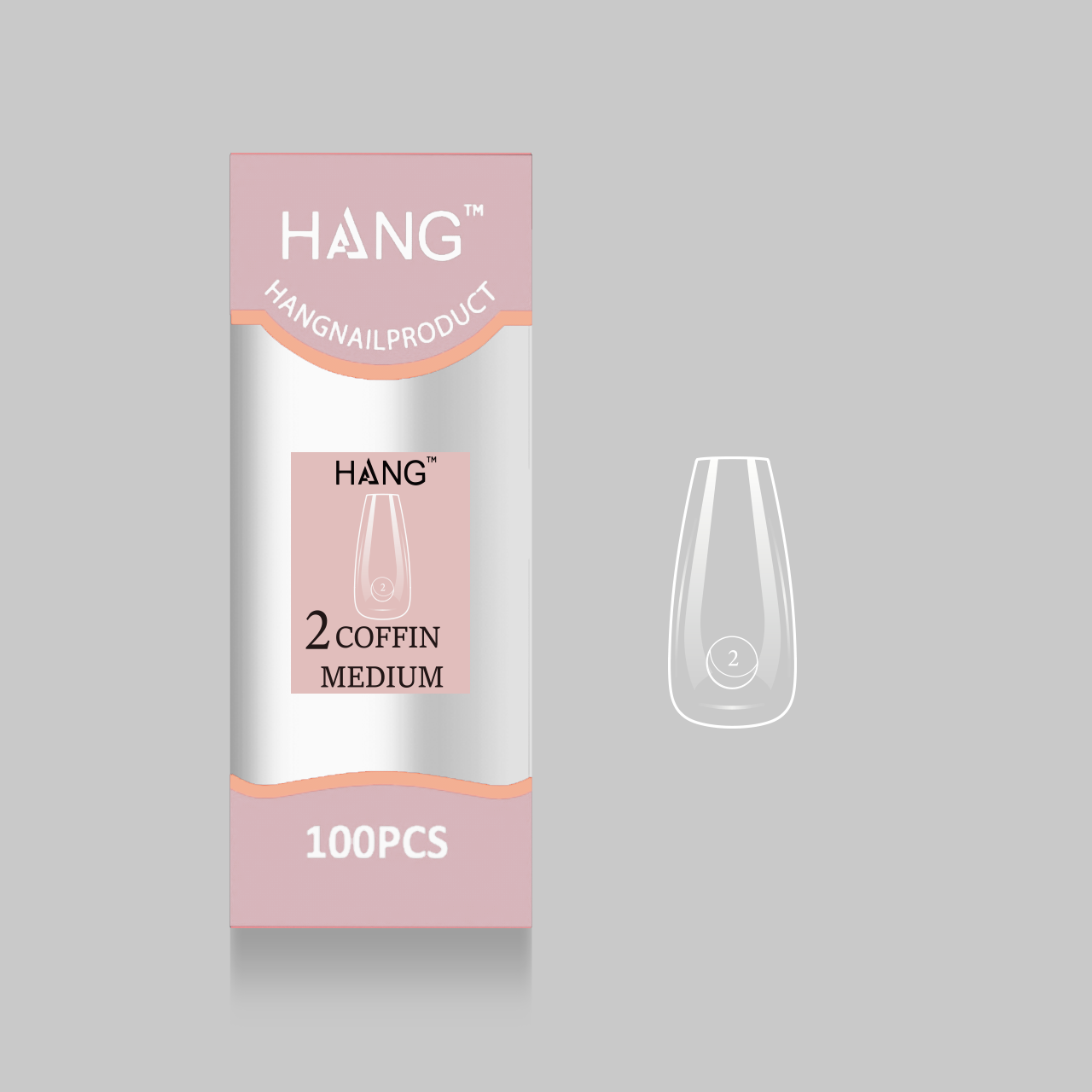Hang Premium Tip Refill: Coffin Medium ( 0 - 11 )