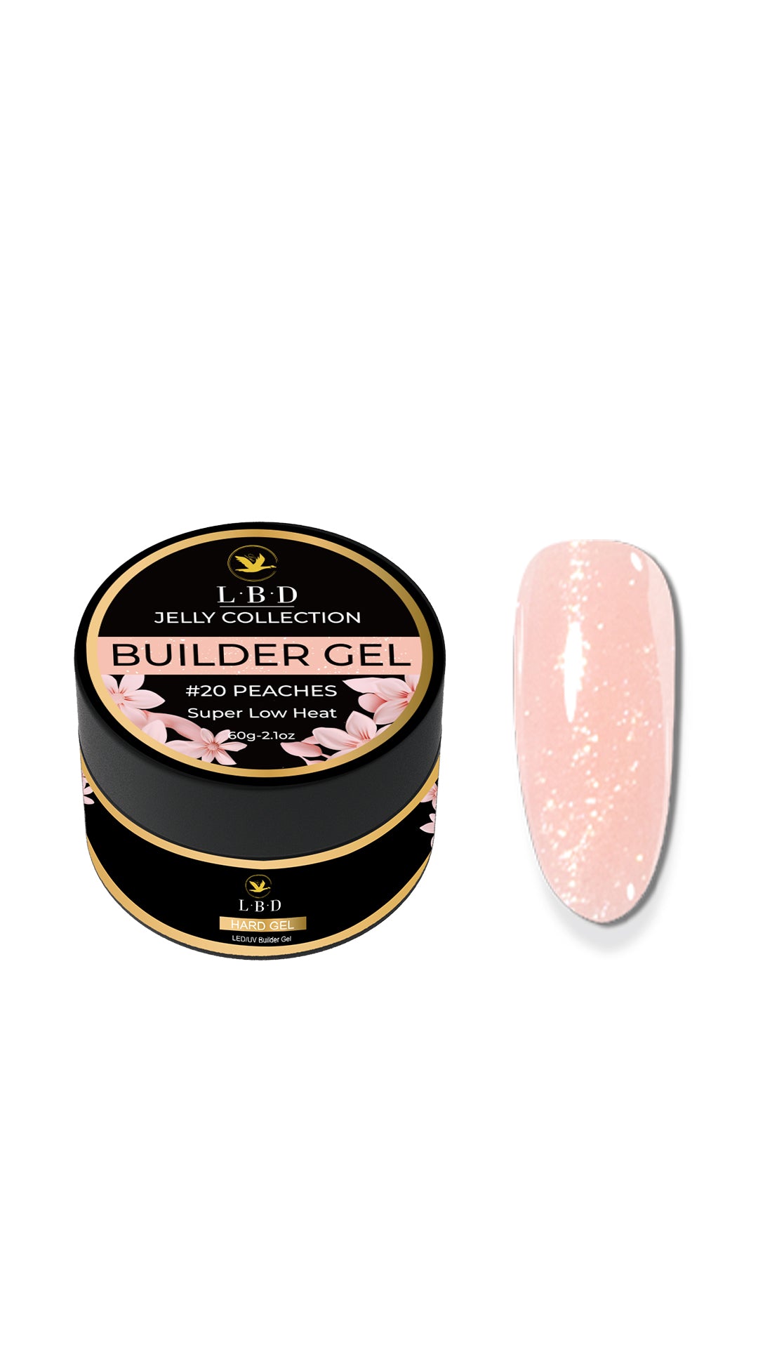 LBD Jelly Builder Gel - #20 PEACHES