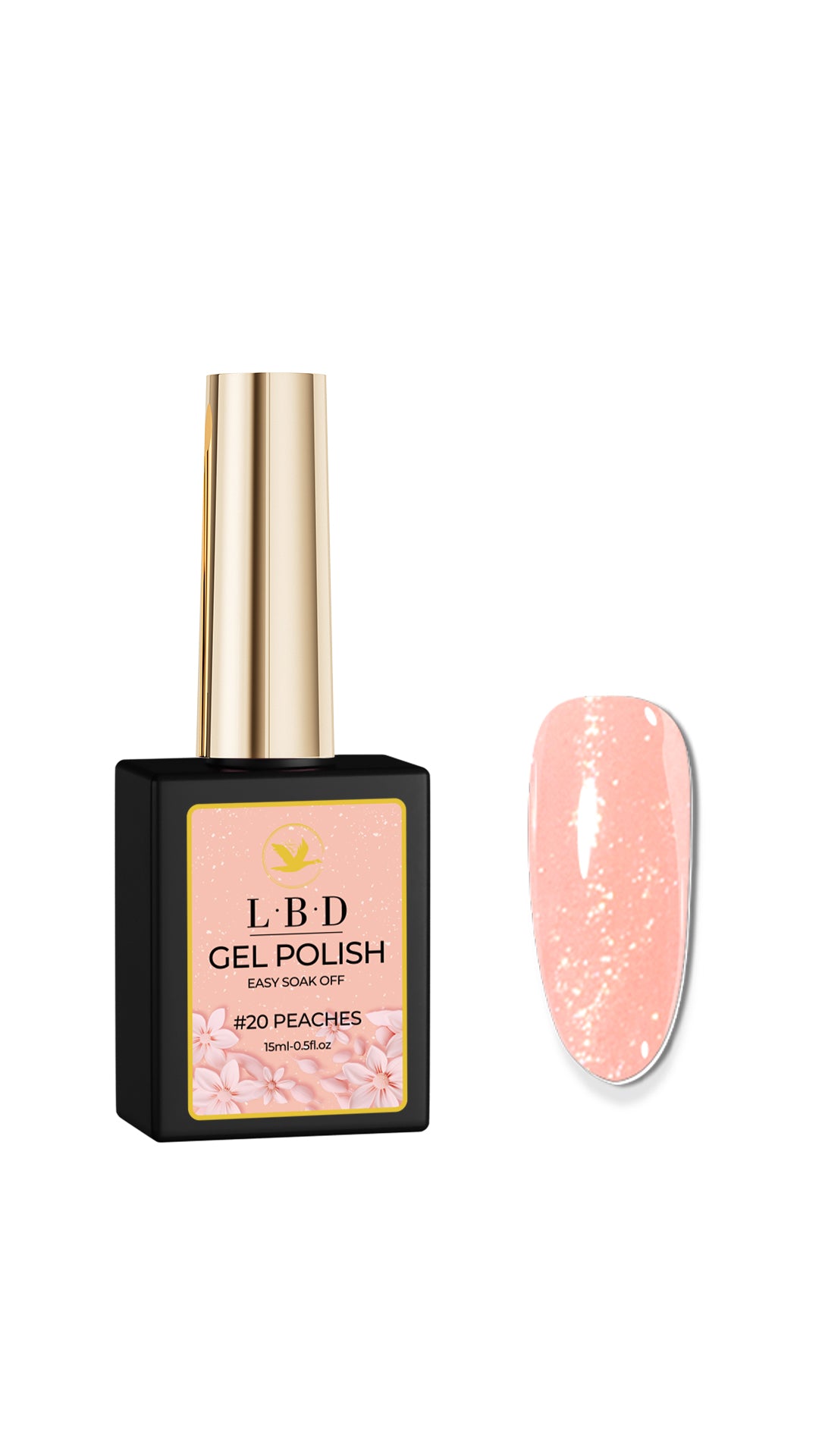 LBD Jelly Gel Polish - #20 PEACHES