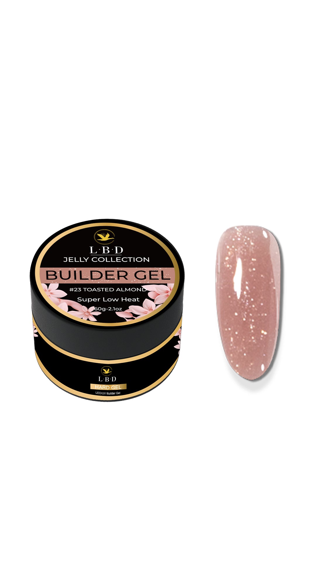 LBD Jelly Builder Gel – #23 TOASTED ALMOND