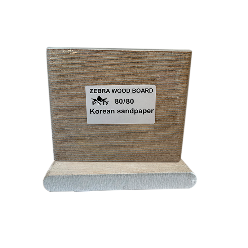 PND Manicure Files Zebra Wood Board 5" (50pcs/pack)