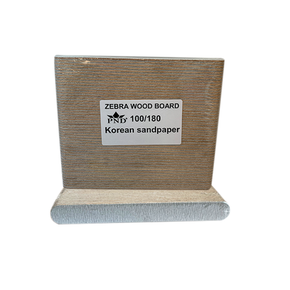 PND Manicure Files Zebra Wood Board 5" (50pcs/pack)