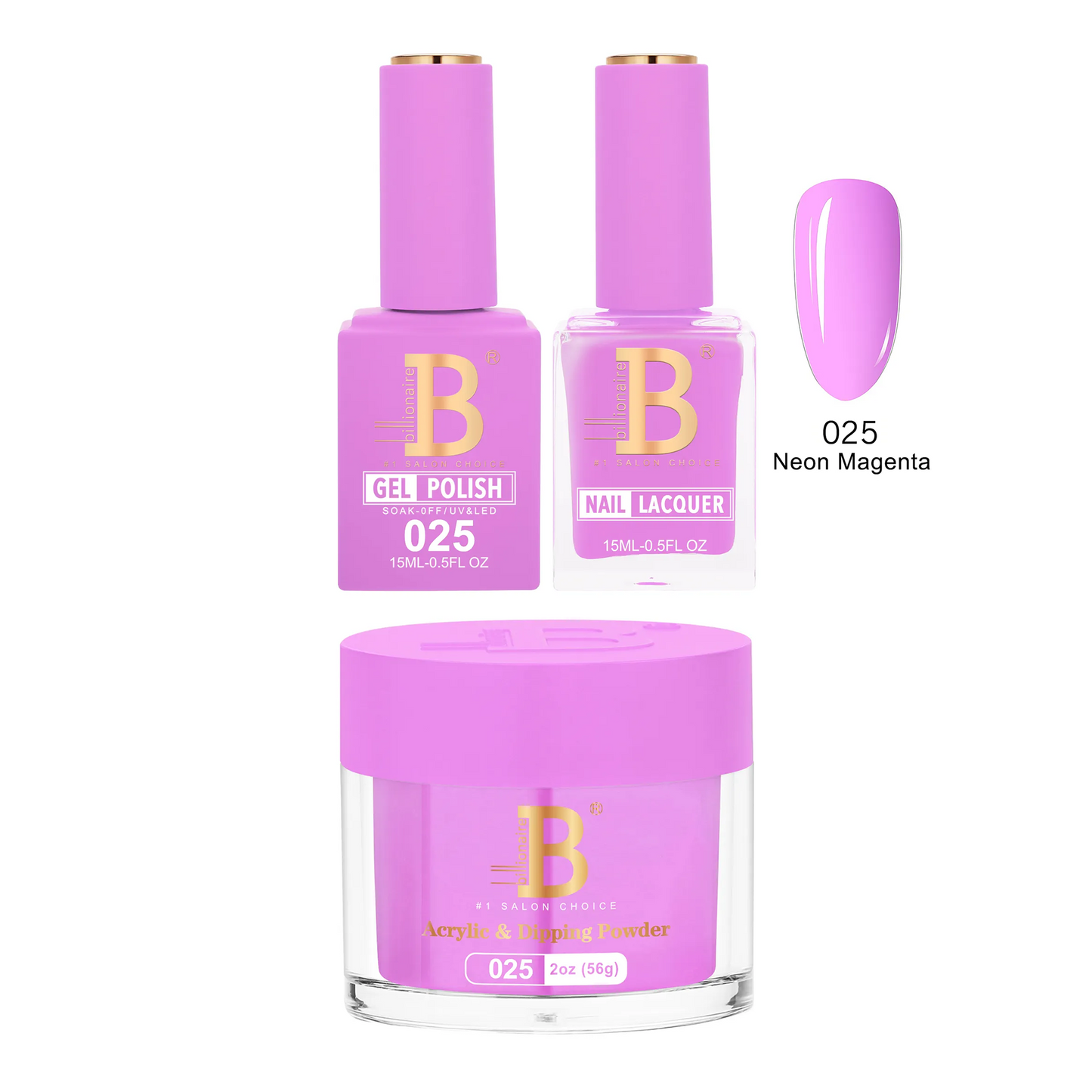 Billionaire Trio Imperial 025 Neon Megenta