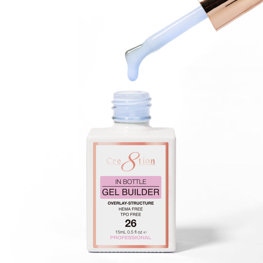 Cre8tion Gel Collection - Overlay/ Brush on Builder 0.5oz 26 Lavender Moonlight
