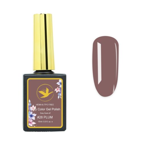 Wish Gel Color Polish – #28 Plum