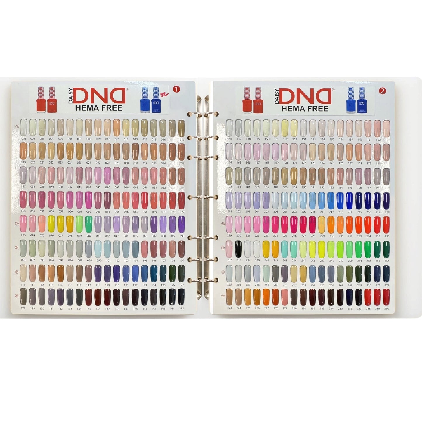 #000 - DND UV/LED Soak Off HEMA FREE Gel polish complete matching set