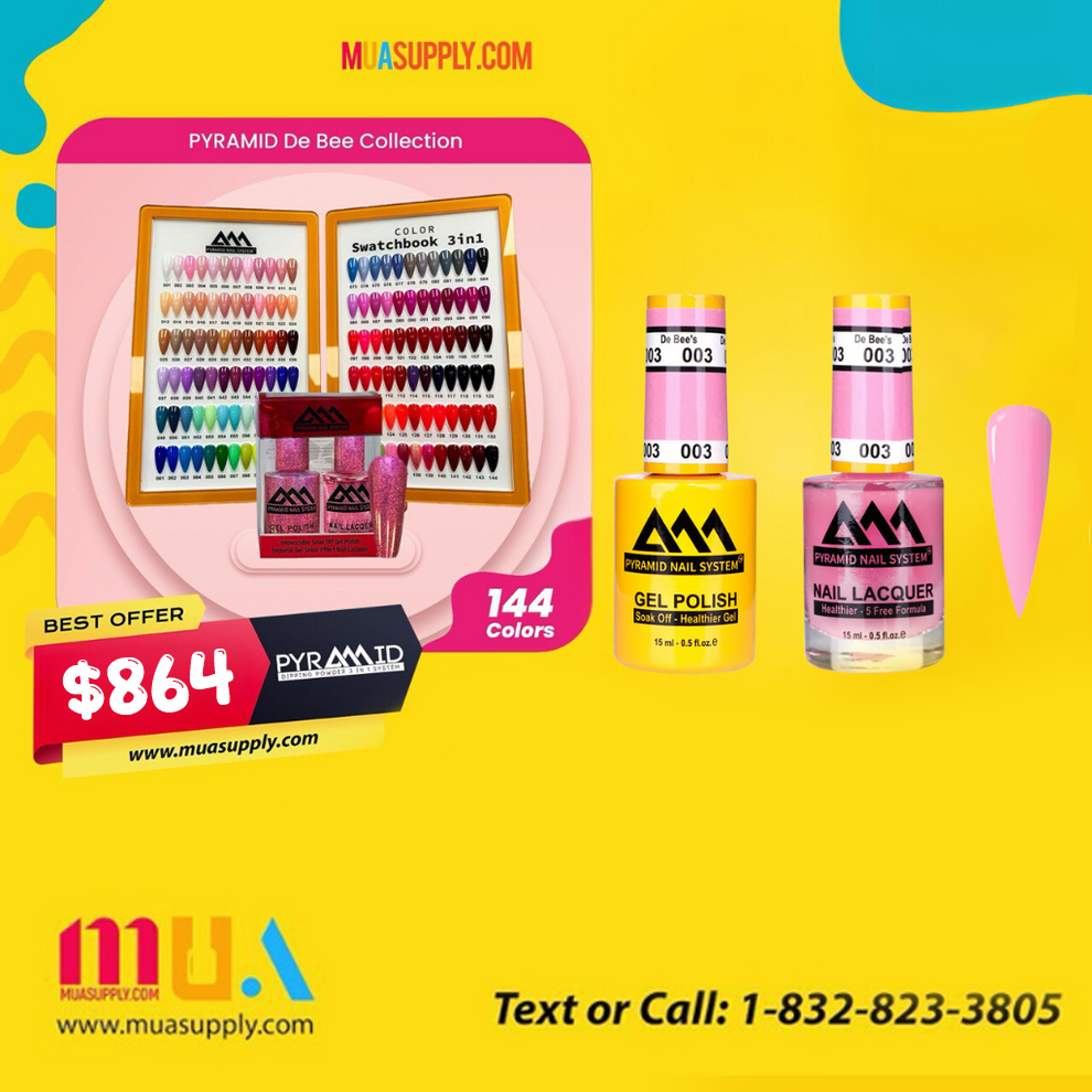 Pyramid - DE BEE'S Collection 144 Duo Colors - FREE 1 Color Book