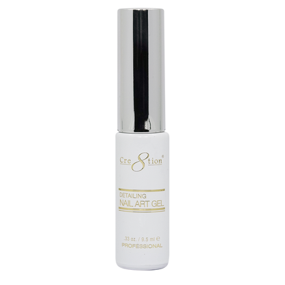 Cre8tion Detailing Nail Art Gel 0.33oz 02 White