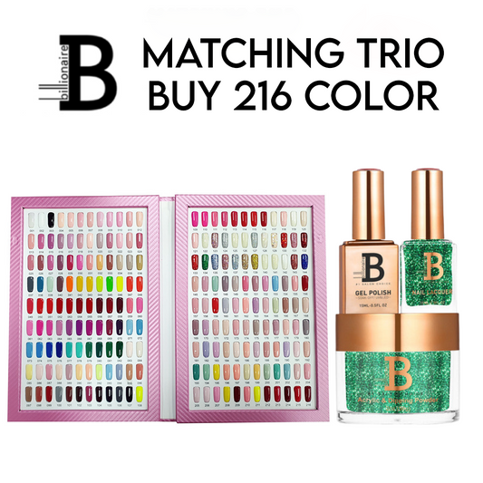 Billionaire 216 Combo Colors (#001-#216) come with 2 Booklets
