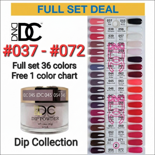DND DC DAP DIP TIP 2 36 Colors (#037 – #072)