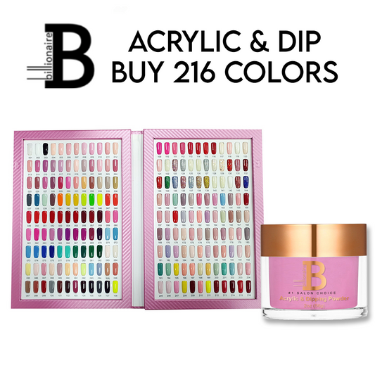 Billionaire 216 Combo 3in1 Colors(#001-#216) - come with 1 book and 1 colors chart.