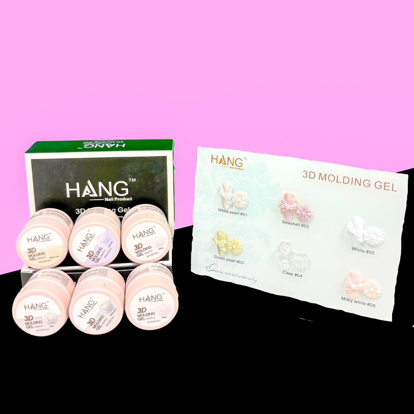 Molding Gel Jar Set - 6 colors