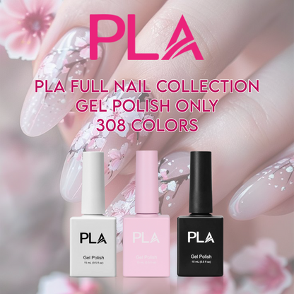 PLA Full Nail Collection Gel Polish only - (TPO & HEMA free) 308 Colors Free 1 Color Book