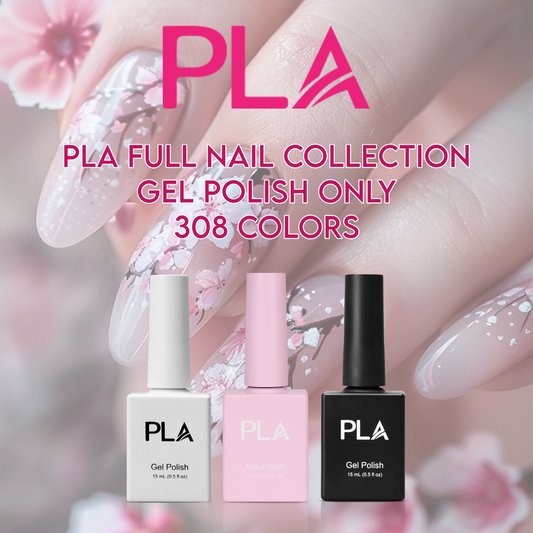 PLA Full Nail Collection Gel Polish only - (TPO & HEMA free) 308 Colors Free 1 Color Book