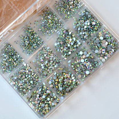 Cre8tion Nail Art Accessory Rhinestone Flat Bottom 04