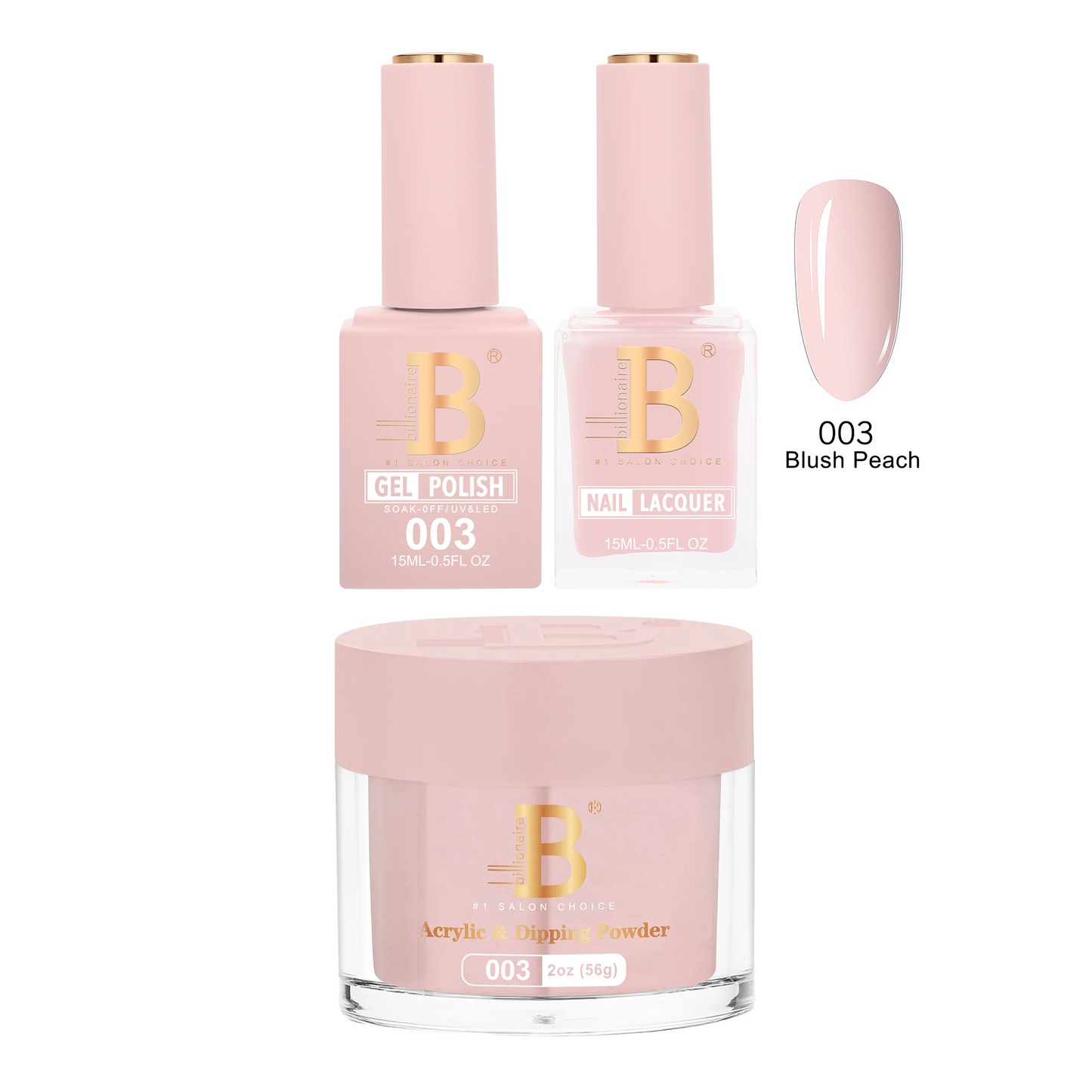 Billionaire Trio Imperial 003 Blush Peach