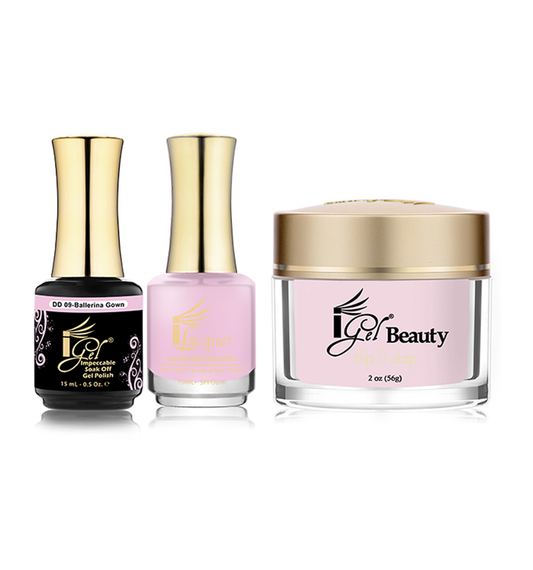 iGel Combo (Duo+DIP) - DD09 BALLERINA GROWN