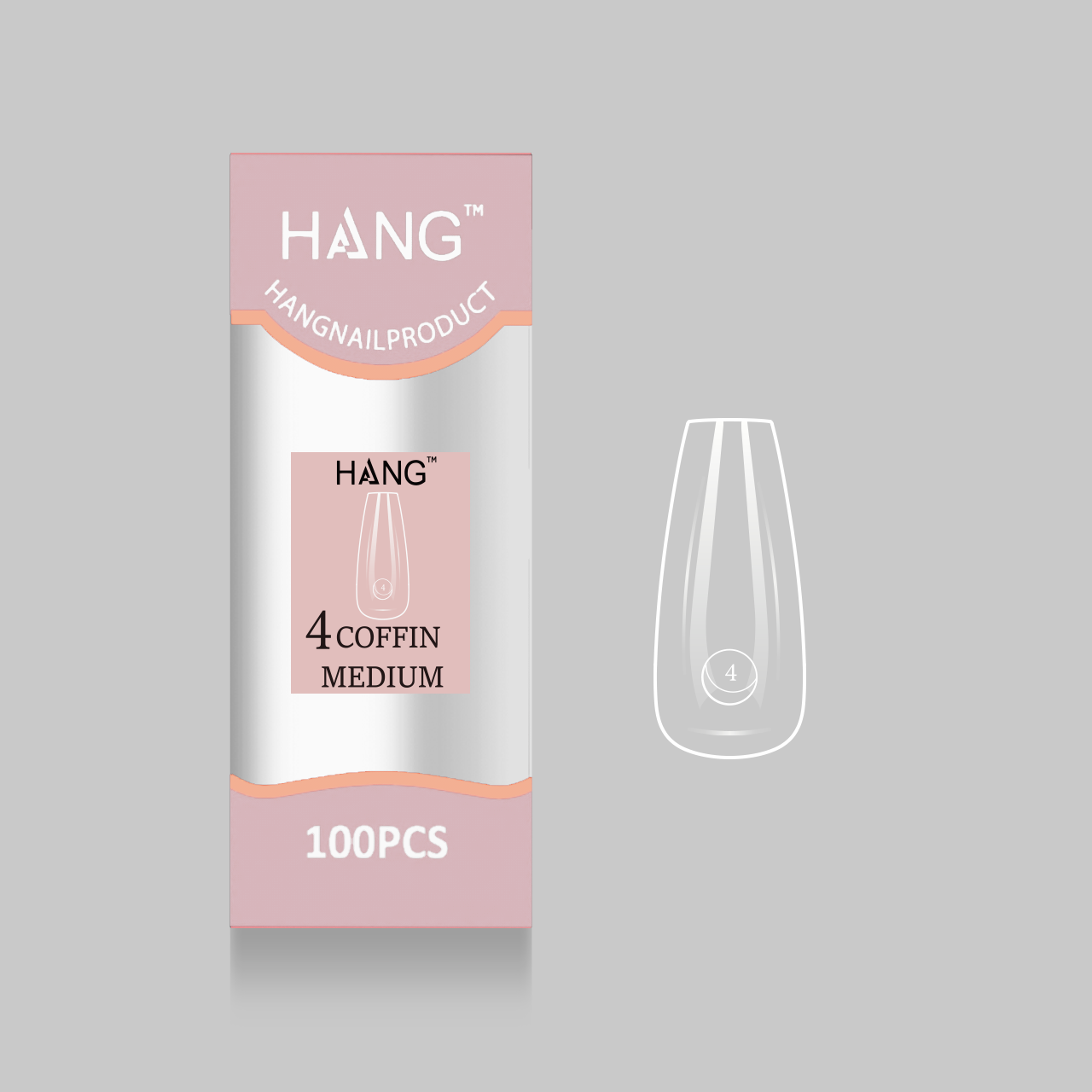 Hang Premium Tip Refill: Coffin Medium ( 0 - 11 )