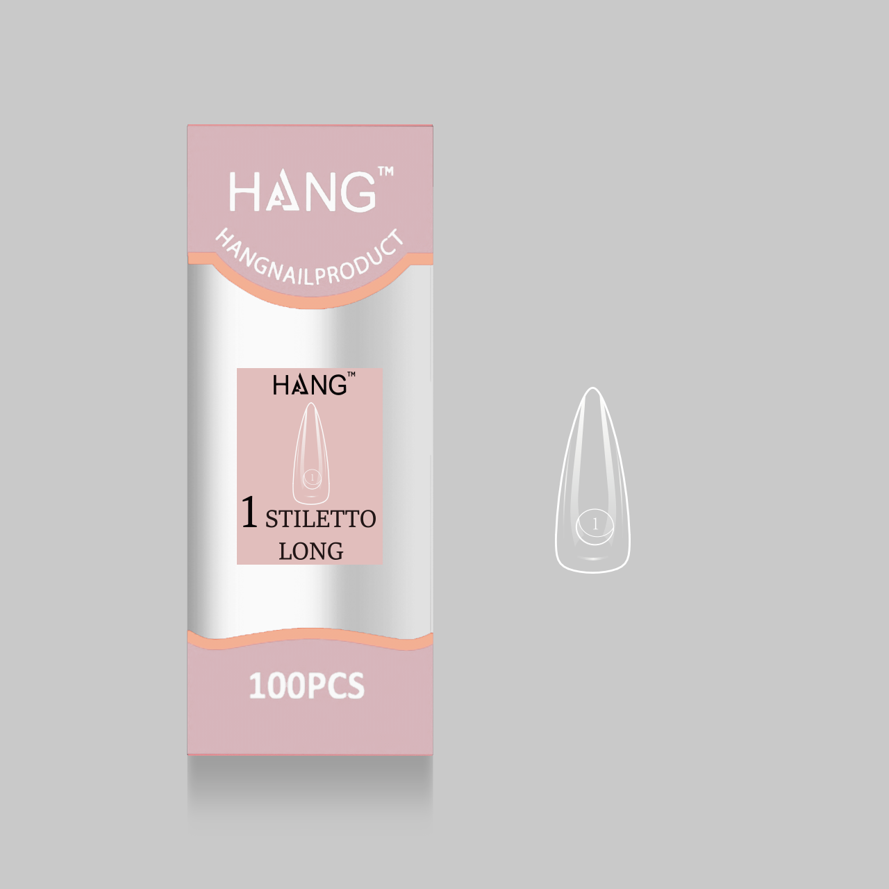 Hang Tip Refill: Stiletto Long ( 0 - 11 )