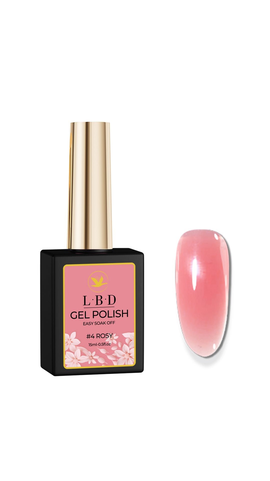 LBD Jelly Gel Polish – #4 ROSY
