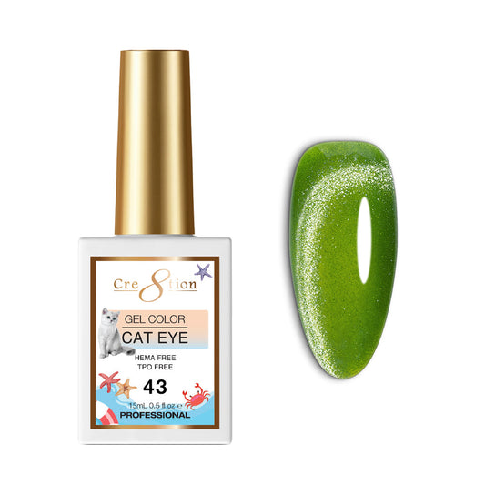 Cre8tion Cat Eye Soak Off Gel 0.5oz 43