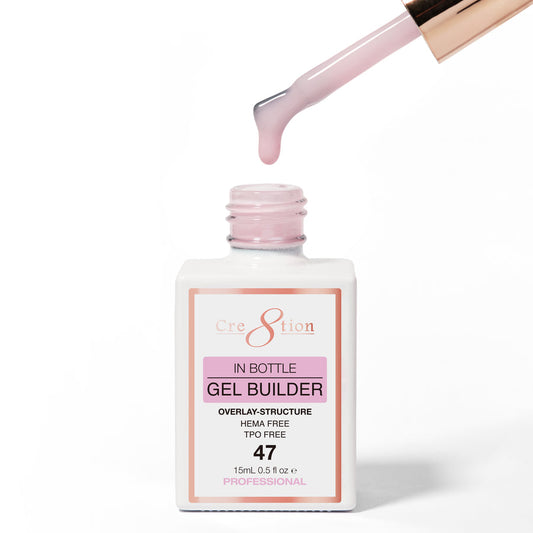 Cre8tion Gel Collection - Overlay/ Brush on Builder 0.5oz 47 Cashmere Fluff