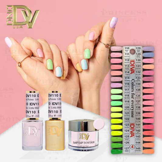 DND Diva Trio by Set + Tip 4 (36 colors #110 - #145)