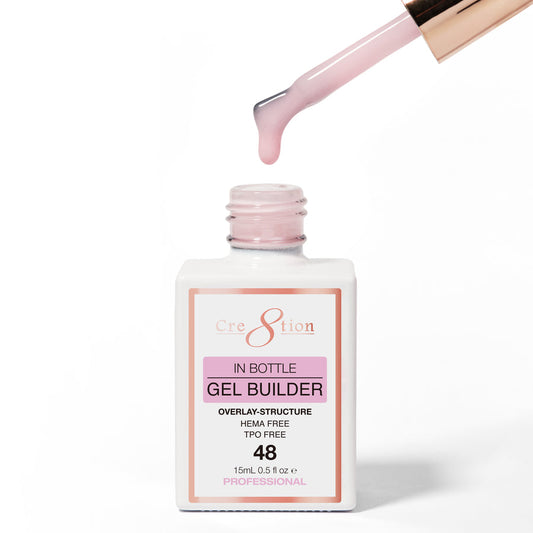 Cre8tion Gel Collection - Overlay/ Brush on Builder 0.5oz 48 Under the Rain