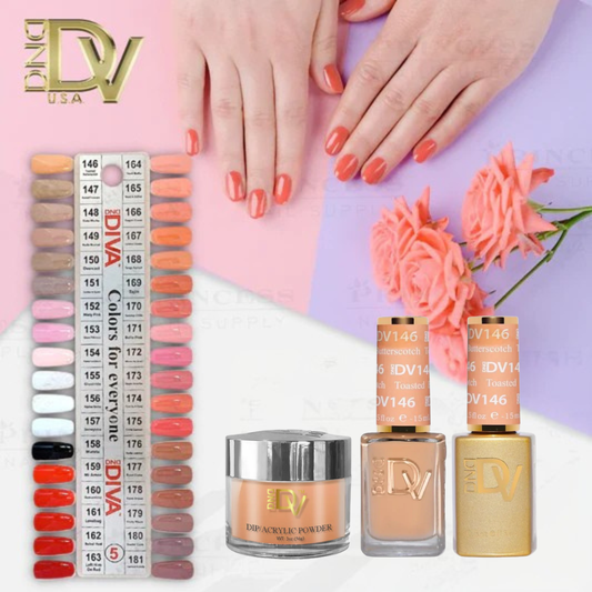 DND Diva Trio by Set + Tip 5 (36 colors #146- #181)