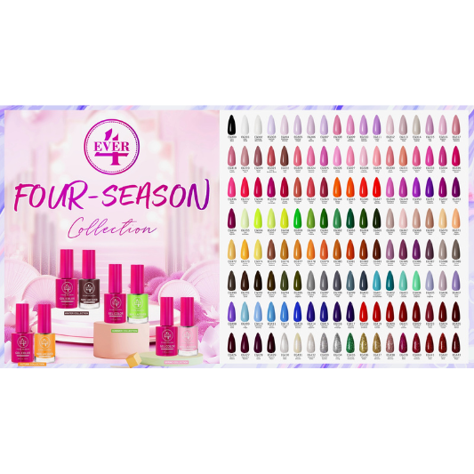 4EVER SEASON DUO 144 Colors Collection Free 2 Color Chart