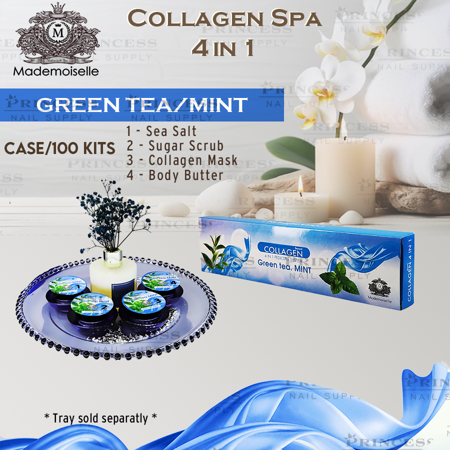 Mademoiselle Collagen Spa 4in1 Green Tea/Mint Case/100 Kits