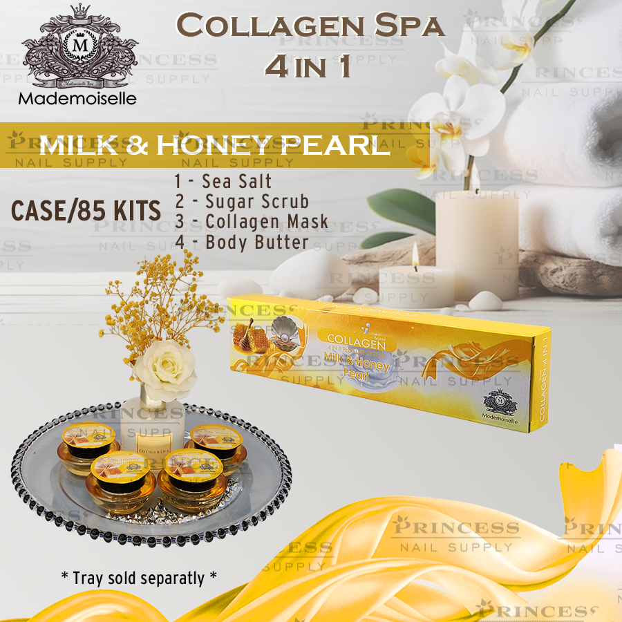 Mademoiselle Collagen Spa 4in1 Milk & Honey Pearl Case/85 Kits (Net1.45/kit)