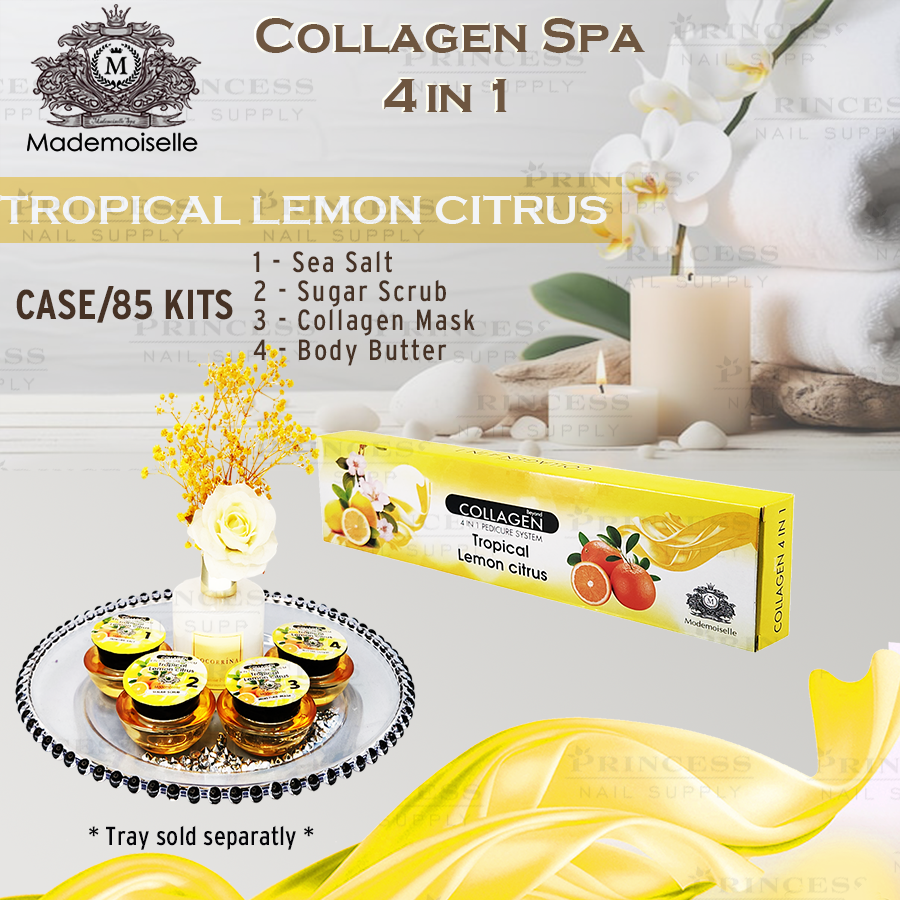 Mademoiselle Collagen Spa 4in1 Lemon/Tropical Citrus Case/85 Kits (Net1.45/kit)