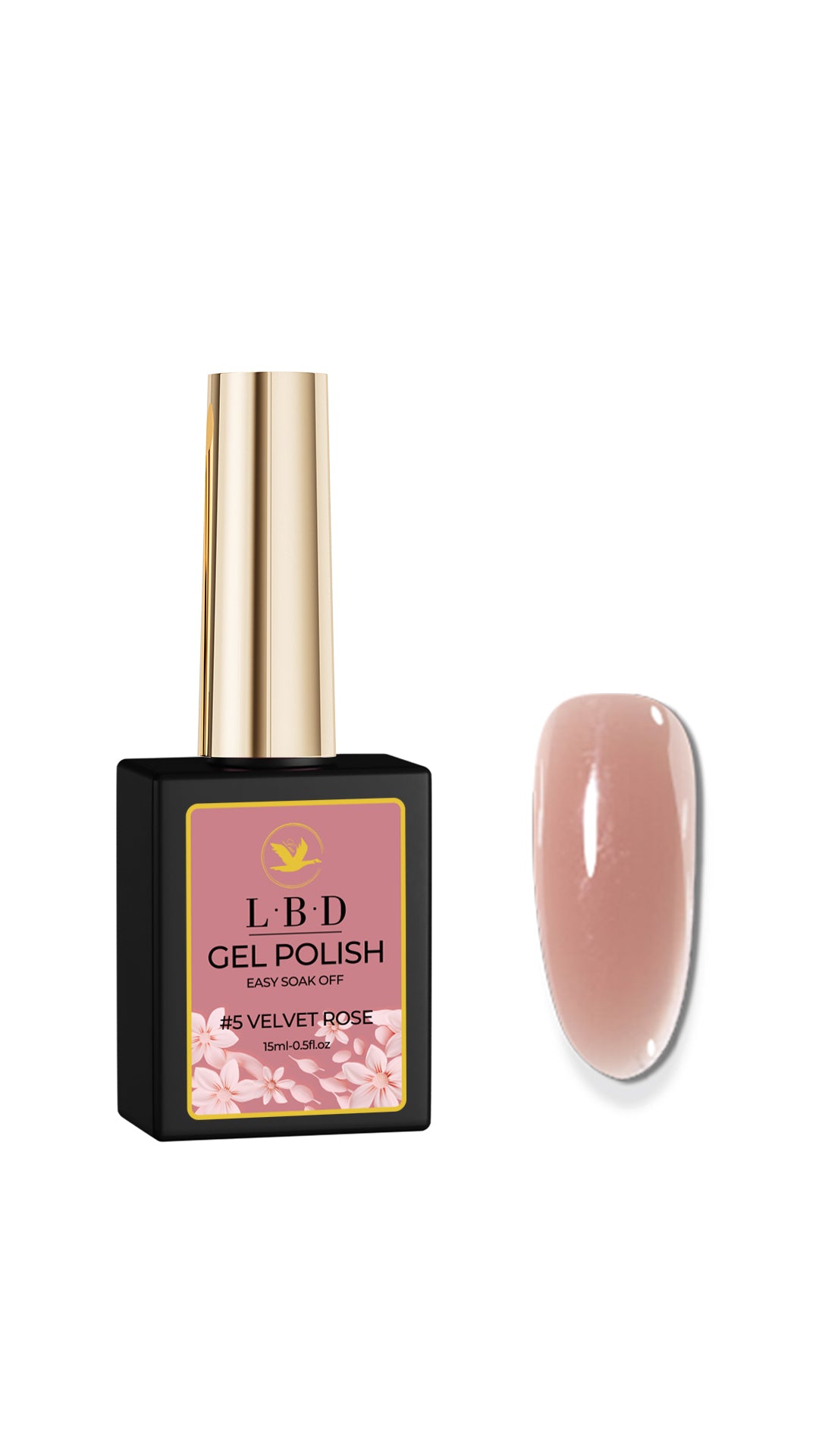 LBD Jelly Gel Polish – #5 VELVET ROSE