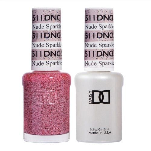 DND Gel & Polish Duo 511 Nude Sparkle