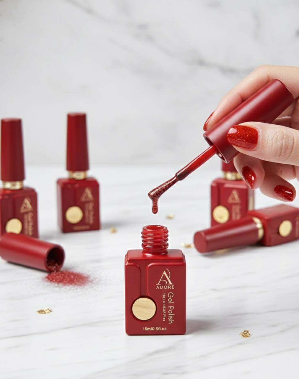 Adore Gel Polish - BUY 1 SET of 36 Colors Collection, GET 1 Nail Drill FREE