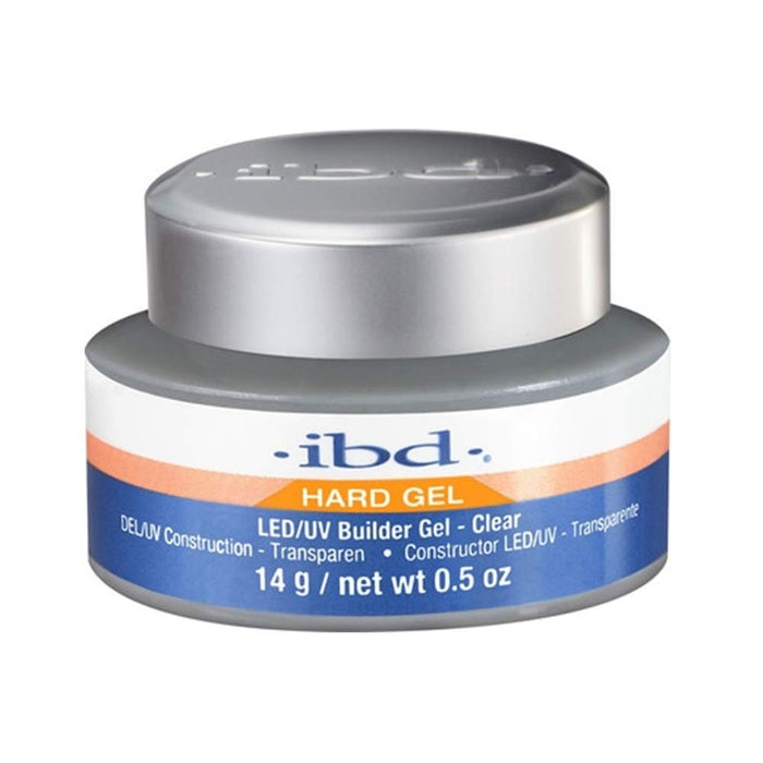 IBD Hard Gel LED/UV Builder Gel - CLEAR 0.5oz