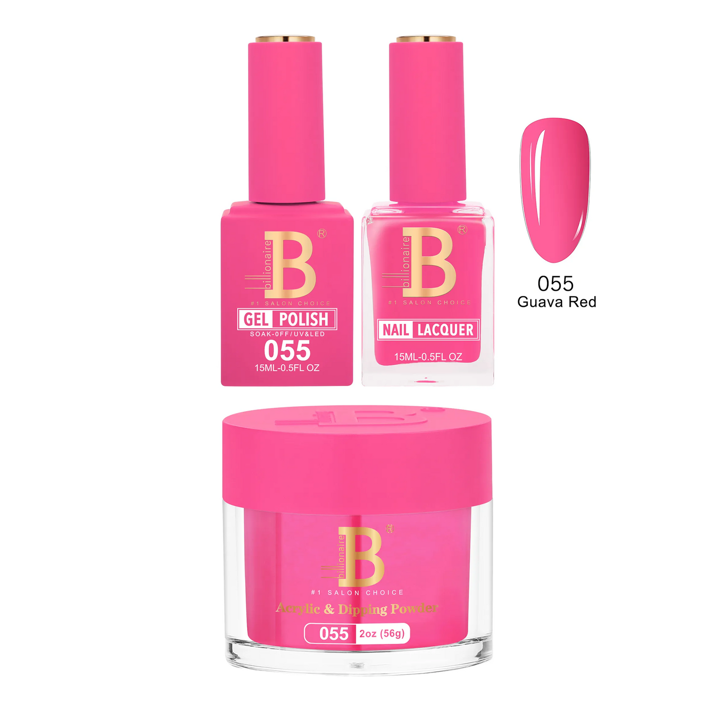 Billionaire Trio Imperial 055 Guava Red