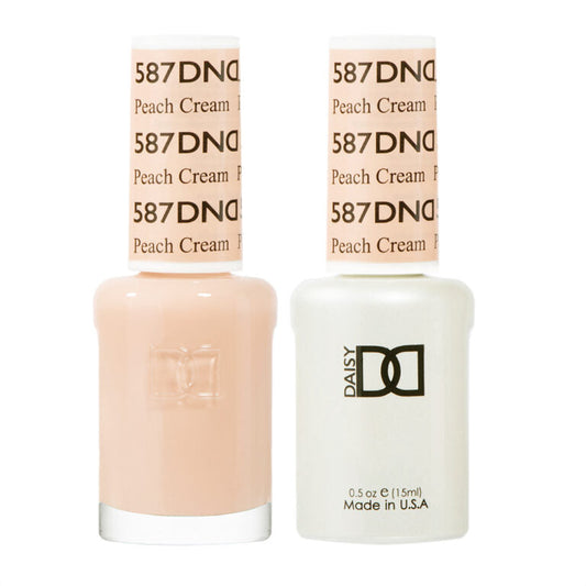 DND Gel & Polish Duo 587 Peach Cream