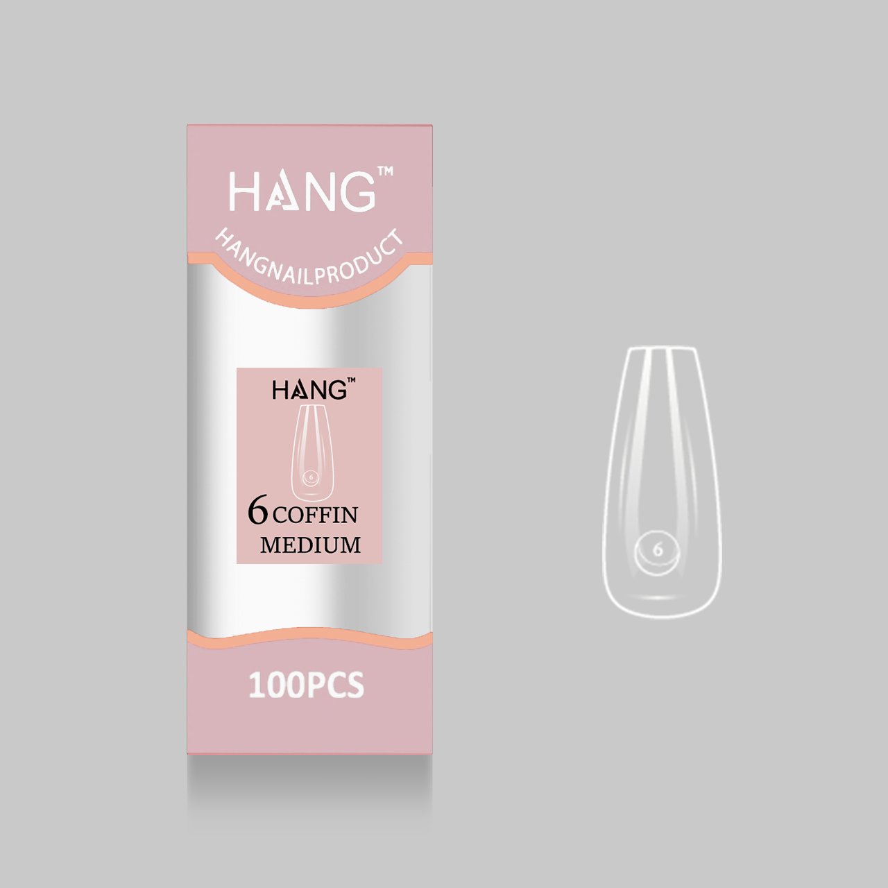 Hang Premium Tip Refill: Coffin Medium ( 0 - 11 )