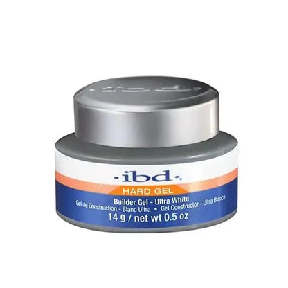 IBD Hard Gel LED/UV Builder Gel - ULTRA WHITE 2oz