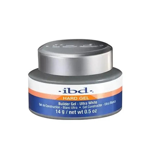 IBD Hard Gel LED/UV Builder Gel - ULTRA WHITE 0.5oz