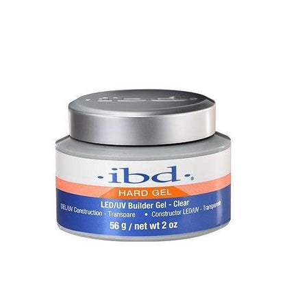 IBD Hard Gel LED/UV Builder Gel - CLEAR 0.5oz